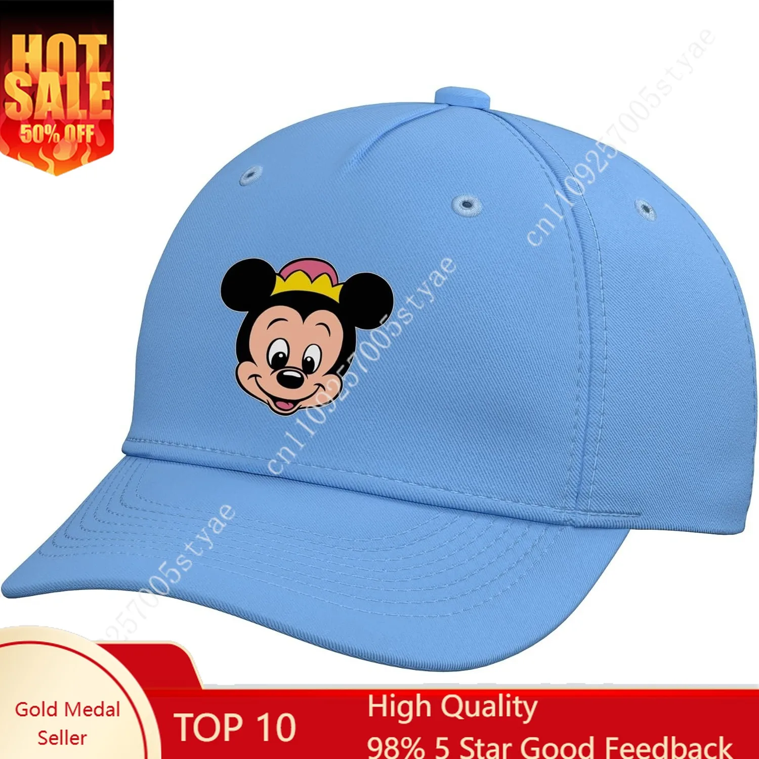 

Disney Morty Big Face Morty & Ferdie Mouse Trip Matching Adjustable Printed Baseball Printed Hat