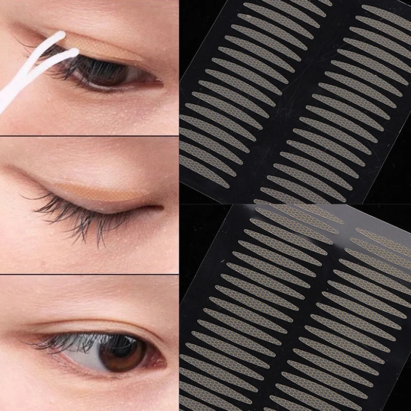 Invisible Double Eyelid Sticker Lace Eye Lift Strip Transparent Gauze Mesh-Lace Tape Self-Adhesive Stickers Eye Tape Tools