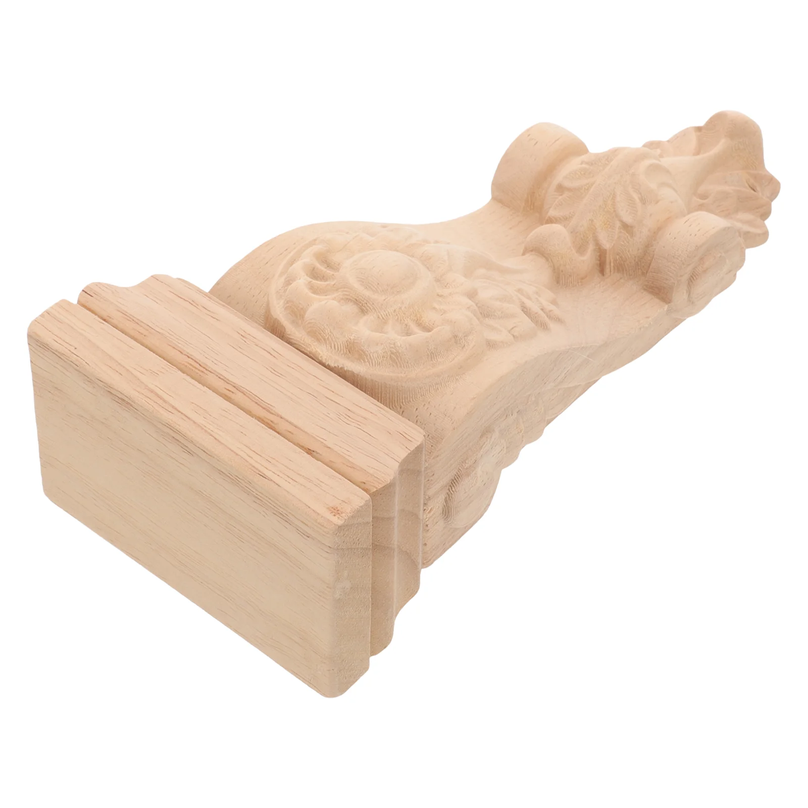 Dekorasi rumah Corbel kayu dekoratif mahkota cetakan blok sudut Applique Corbels