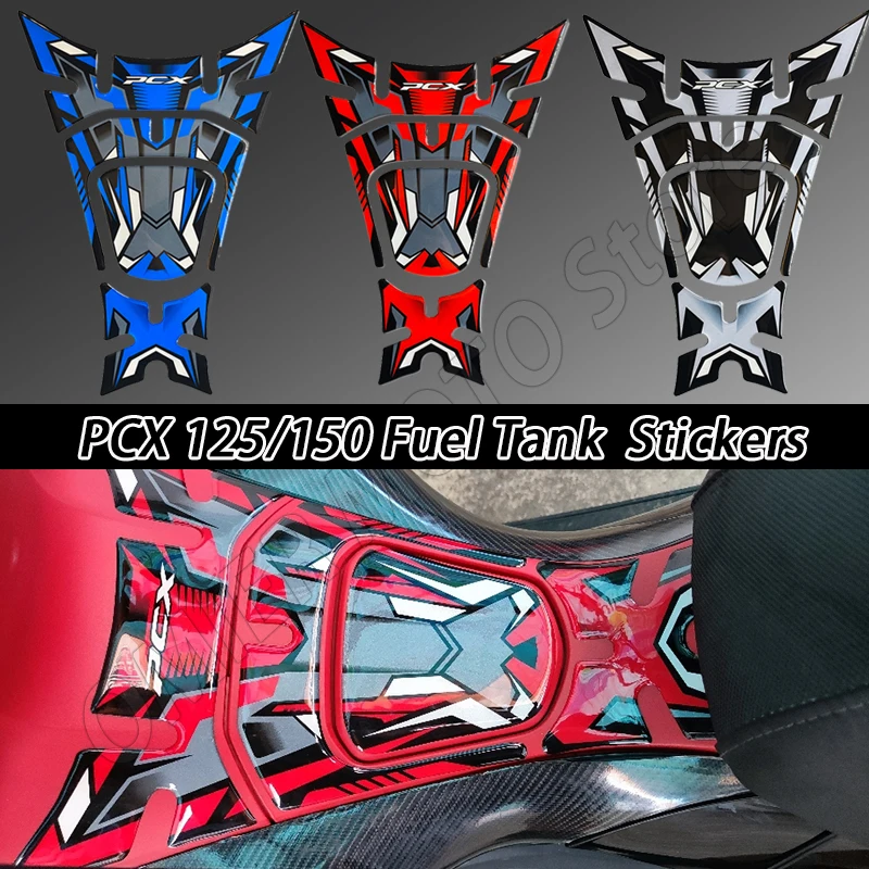 Motorcycle Accessories Fuel Tank Stickers Decals For HONDA PCX 125 150 PCX125 PCX150