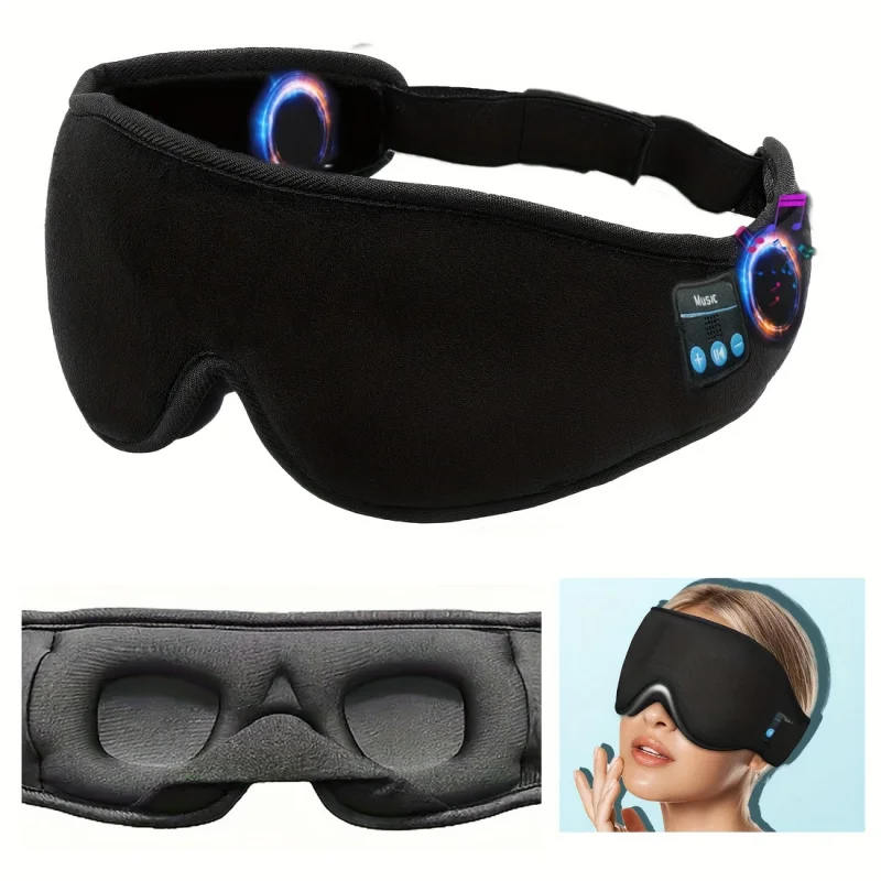 One 3D wireless sleep, 5.2 headphones, best , built-in Type-C charging, music.