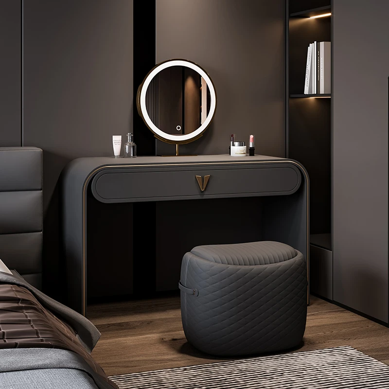 الحديثة ماكياج الغرور منضدة الزينة أدوات الزينة مضمد مكتب تسريحات لأدراج غرفة النوم تخزين خزانة الجداول أثاث غرفة نوم