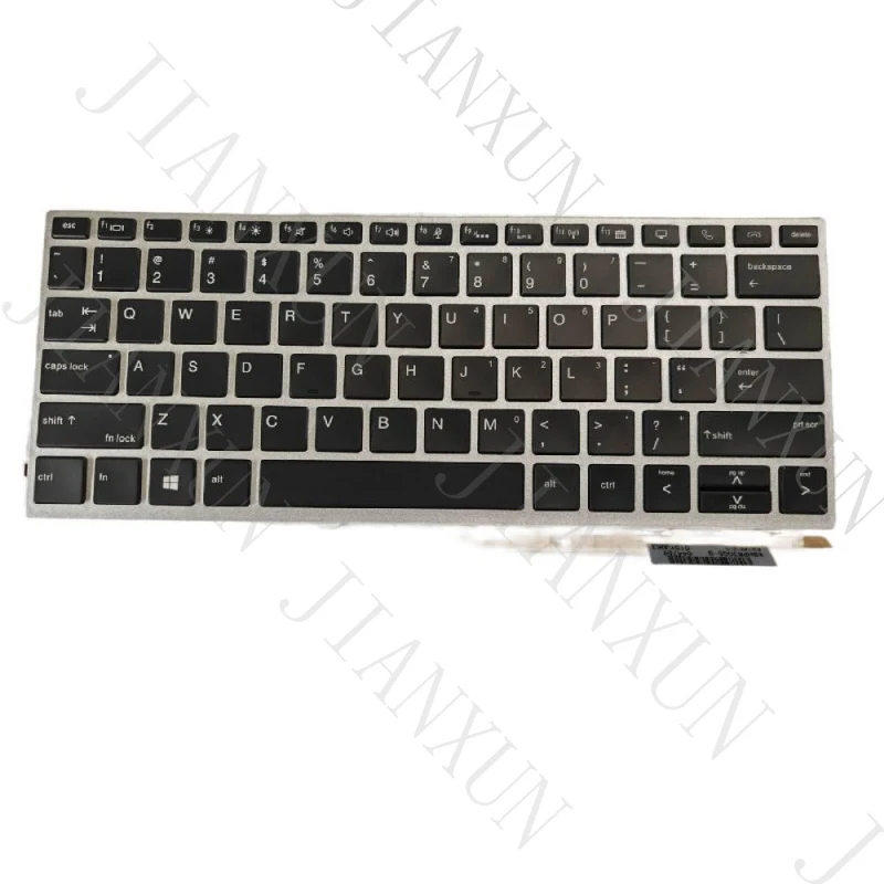 A+ For  HP EliteBook 730 G5 735 G5 735 G6 830 G5 836 G5 Keyboard US Backlit silver