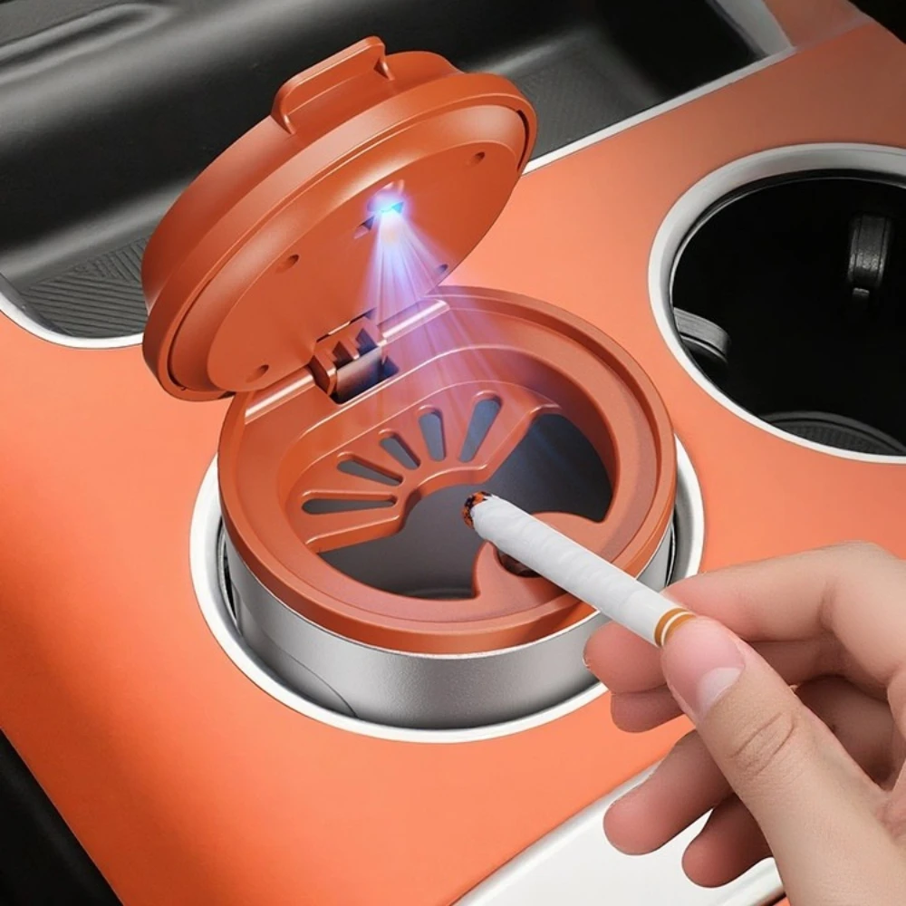 For Geely Galaxy E5/EX5 Car Ashtray With Lid, Multifunctional Central Control Storage Box Interior Accessories
