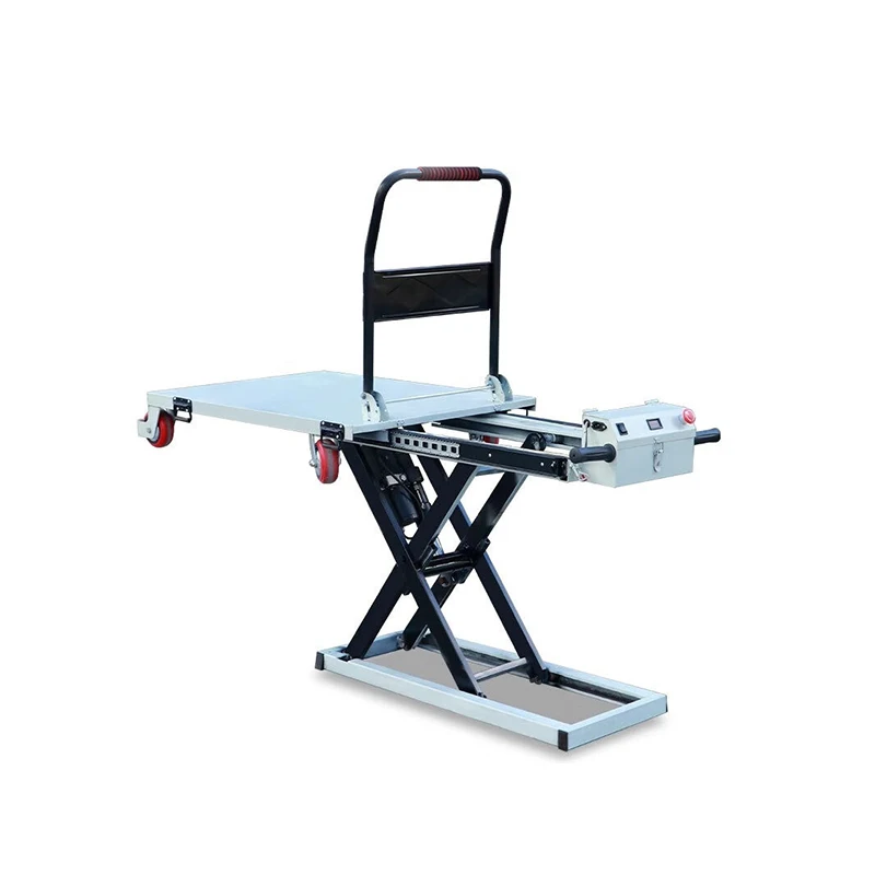 

Folding Portable Hydraulic Handcart Electric on-board Handling Loading and Unloading of Goods Flatbed Truck Truck