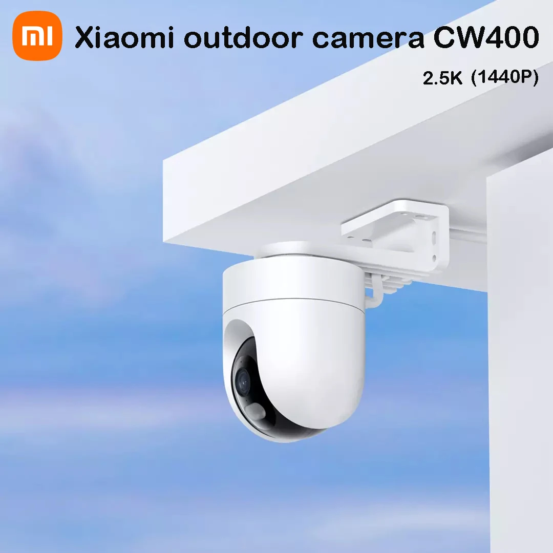 

XIAOMI Outdoor Camera CW400 2.5K 1440P Full Color Night Vision IP66 Dustproof and Waterproof AI Human Body Detection wifi Camera