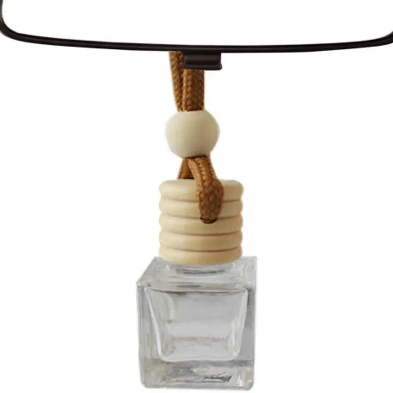 Hanging Empty Car Diffuser Bottles Vehicle Transparent Perfume Pendant Bottle Pendant Essential Diffuser Oil Vials Decor With