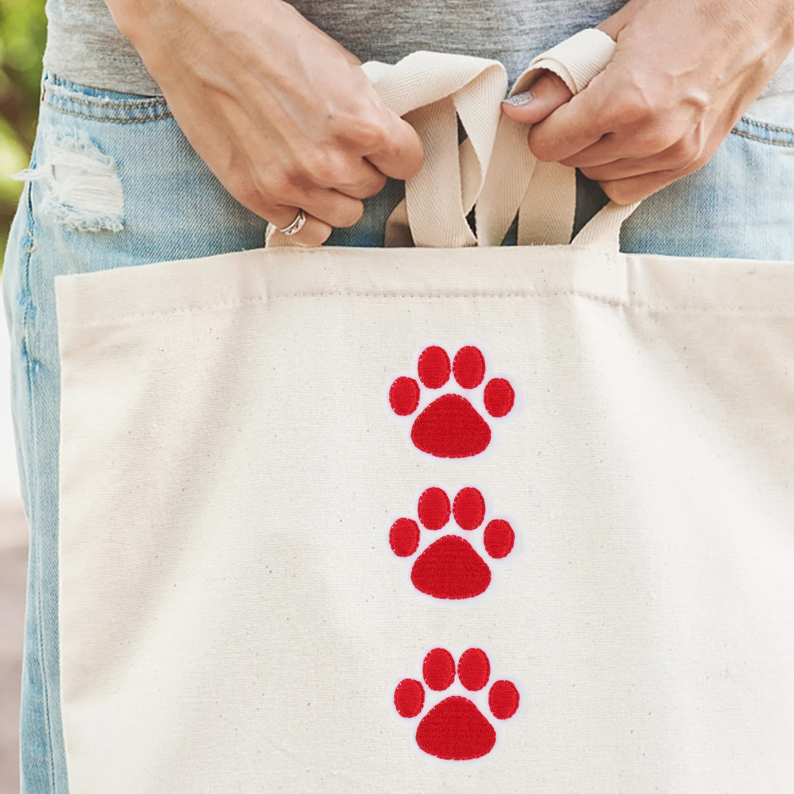 

10 шт. нашивок с вышивкой на клеевой основе, многофункциональные нашивки в виде лапок для декора одежды, головных уборов, курток и пальто