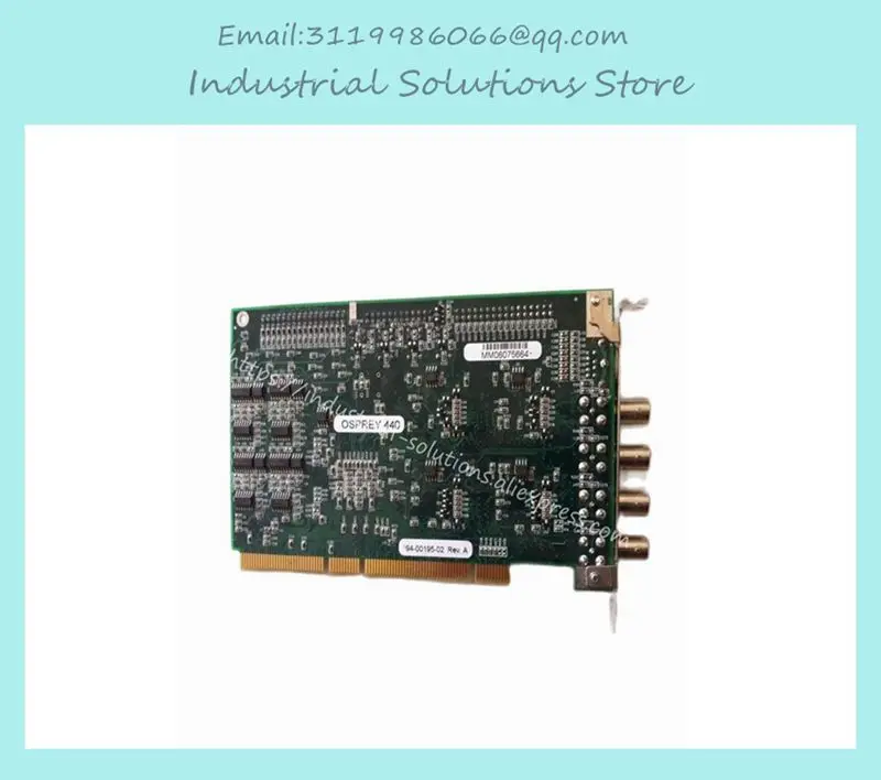 Original OSPREY 440 94-00195-03 REV.E Streaming Media Video Audio Capture 100% Tested Perfect Quality