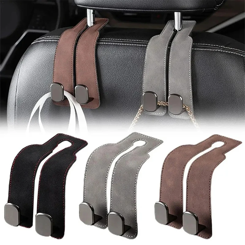 1pc Car Seat Back Hook Multi-functional Auto Car Seat Headrest Hanger Hook Phone Holder Car Organizer For Bag Purse Cloth