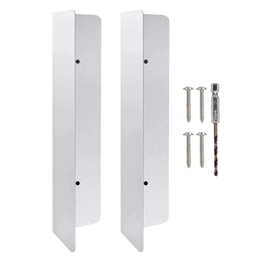 For Garage Doors For Windows Threshold Protector Snake Guard Pest Prevention Silver Stainless Steel Construction