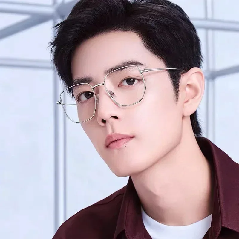 54-18-145 إطار نظارات من التيتانيوم النقي نظارات خفيفة للرجال والنساء قصر النظر نظارات طبية بصرية التخصيص