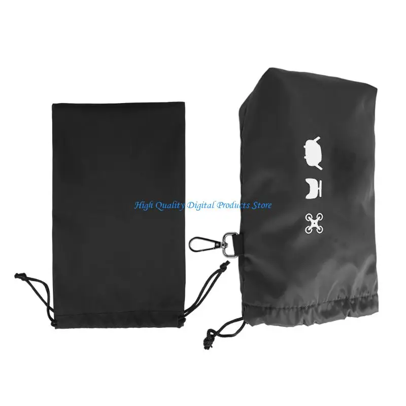 U2JE FPV Goggles Storage Bag Plush Interior Protective Shell Remote Controller
