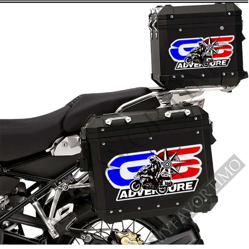 

For BMW R1200GS F850GS F800GS R1250GS F750GS G310GS R1150GS GSA HP Stickers Trunk Panniers Luggage Aluminium Cases Adventure