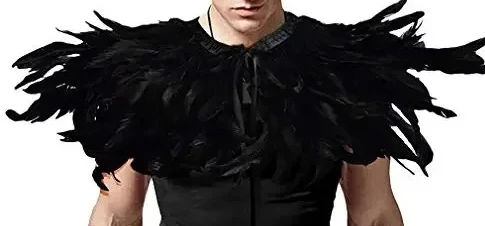 Eid Elegant Feather Fur Coat Short Paragraph Outwear Shawl High-grade Natural Fur Feathers Cape Perform Costume Clothes