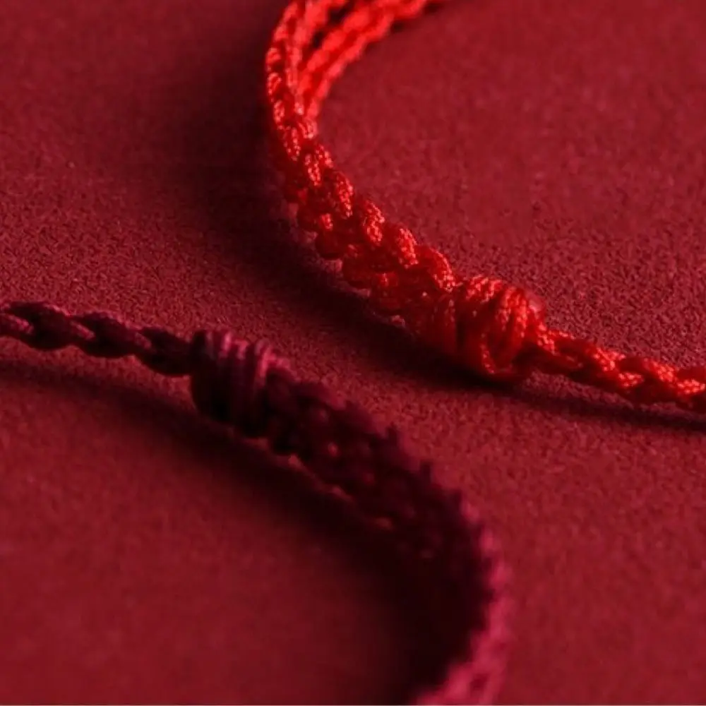 Fashion Handmade Lucky Couple Bracelets Charm Chinese Zodiac Year Beads Braided Rope Friendship Red String Bracelet