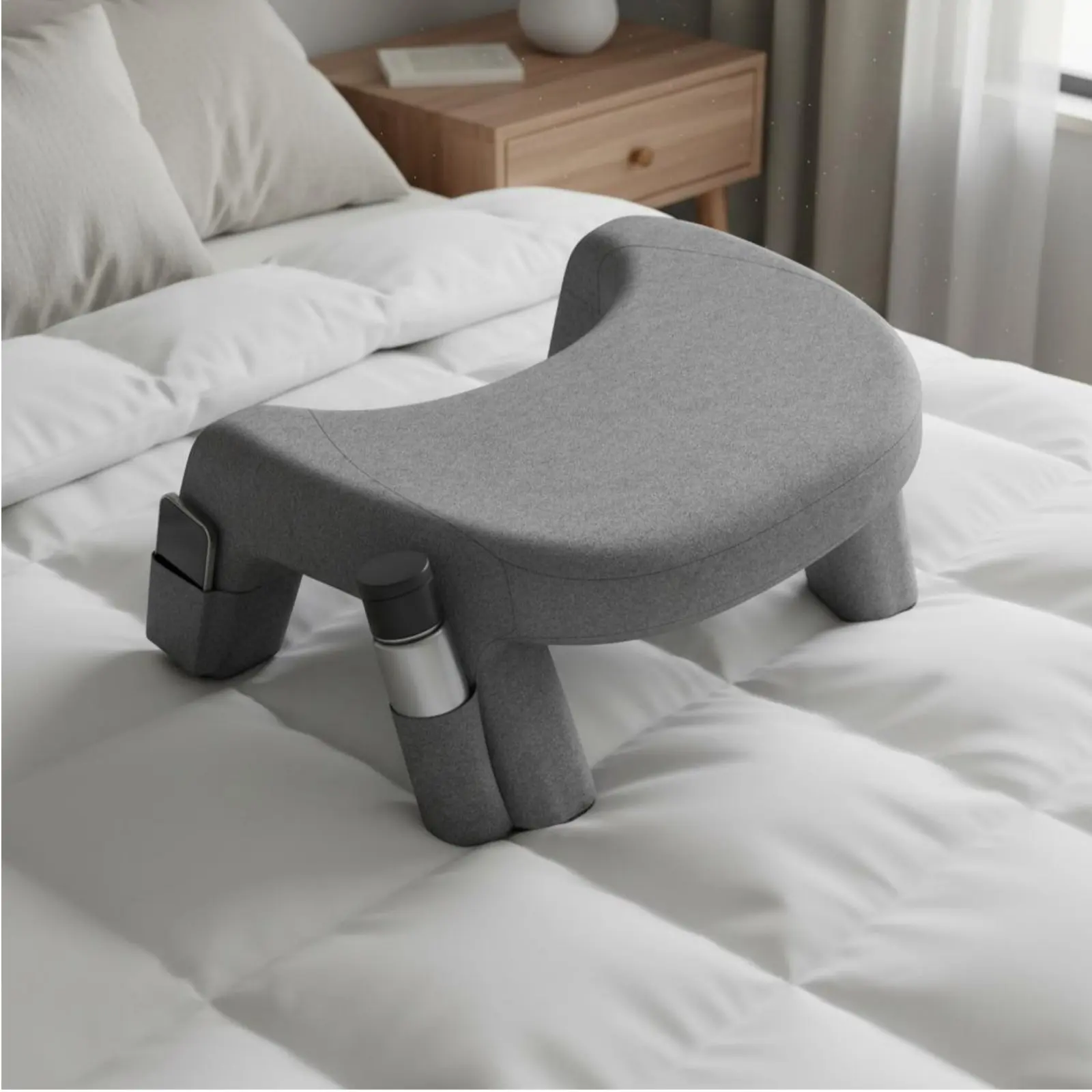 Lap Desk Pillow Versatile Limb Rest Support Pillow Pressure-Relief Foam Lap Desk Large Leg Room Couch Laptop Station for Readers