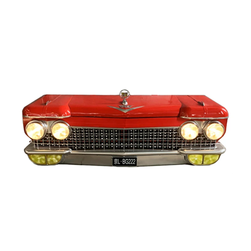 

Vintage Cadillac metal car head decoration restaurant bar wall decoration pendant