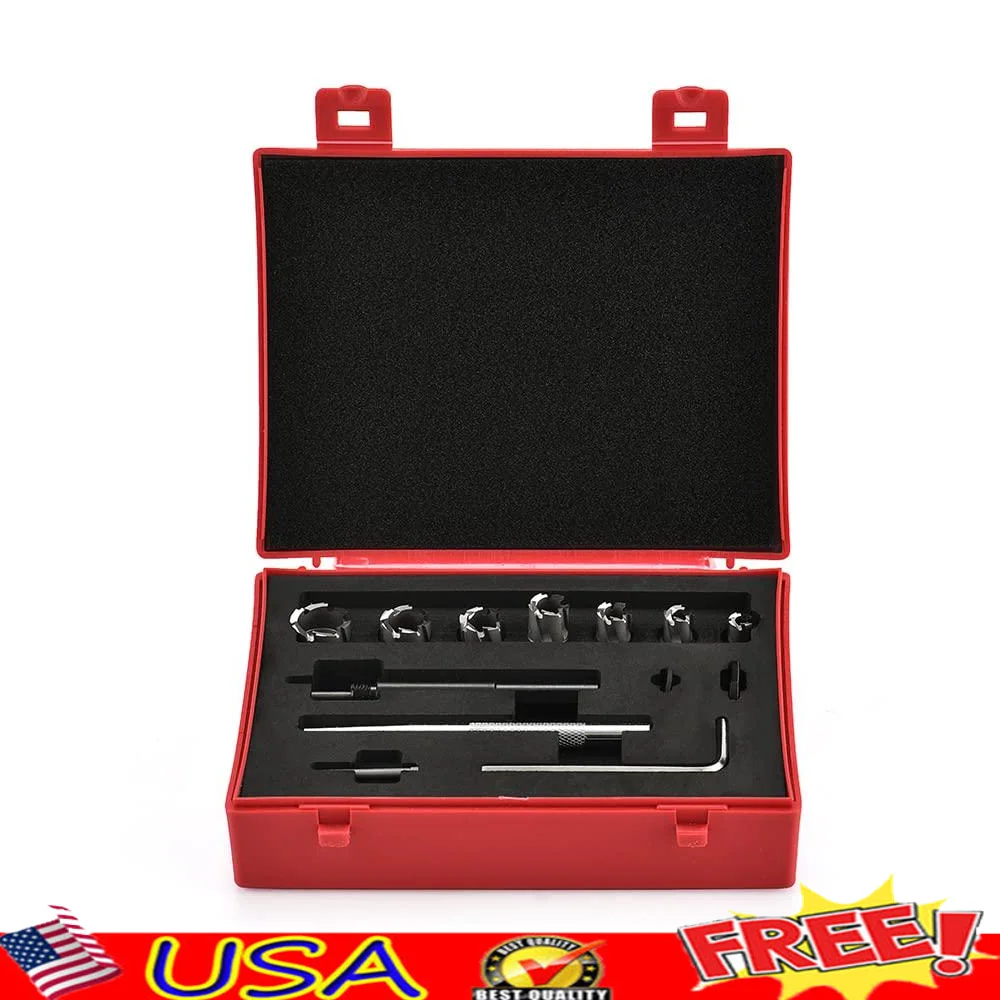 High Speed Steel Spot Weld Cutter Set 7-Piece Annular Removal Tool Kit