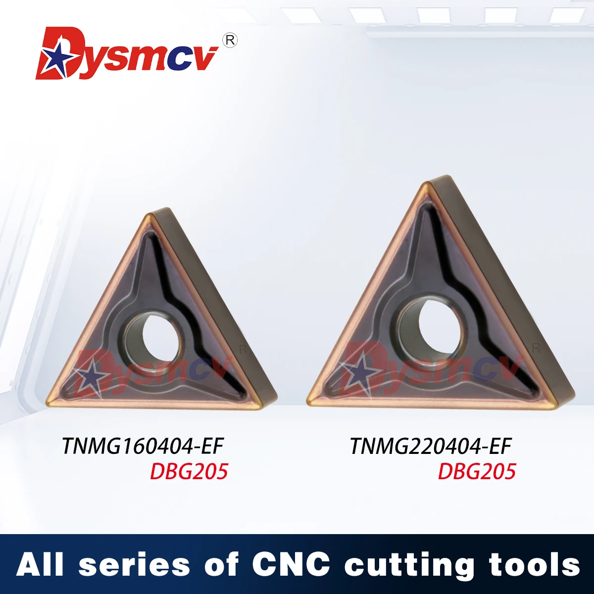 

TNMG220404-EF TNMG220408-EF TNMG160404-EF TNMG160408-EF DBG205 Токарный станок с ЧПУ Режущее лезвие треугольной формы серии TNMG