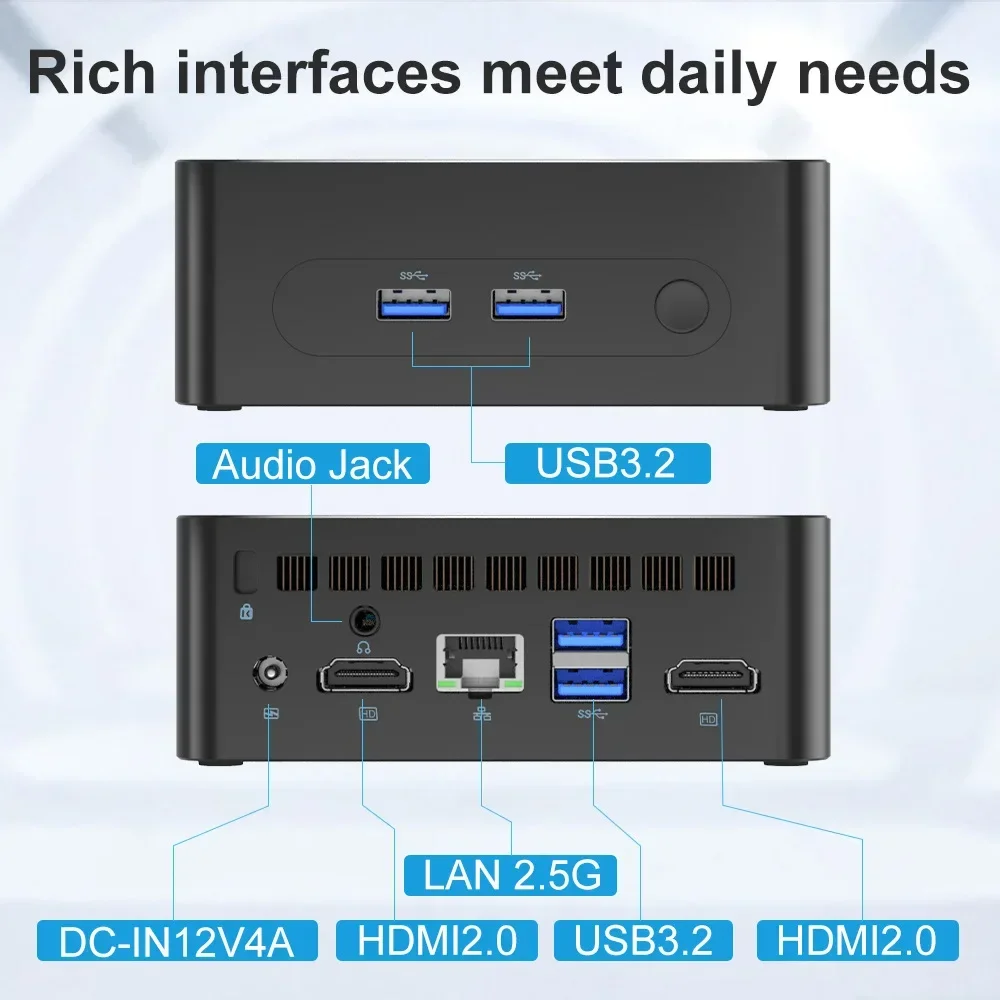 N100/N95 mini computer small host wi n11 commercial office comp uter GK4Pro miniPC