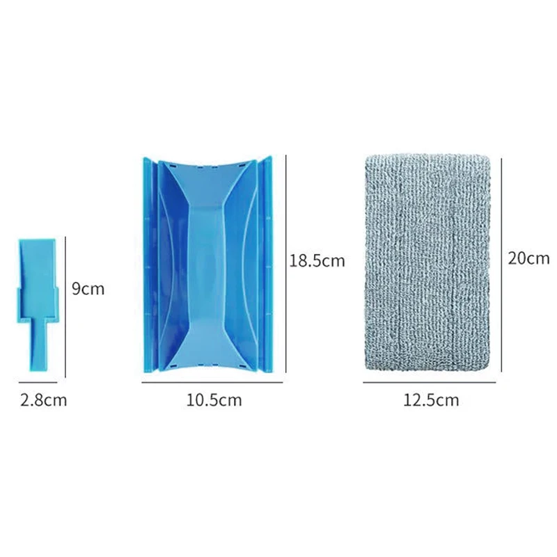 Window Groove Cleaning Brush Foldable Gap Brush Table Dusting Cloth Sliding Door Track Cleaning Tool Household Crevice Cleaner