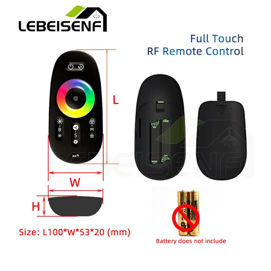 Smart Bluetooth APP DC5-24V Magic Color Controller 12V SPI Dimmer RF Full Touch Remote for RGB IC WS2811 WS2812B LED Pixel Strip