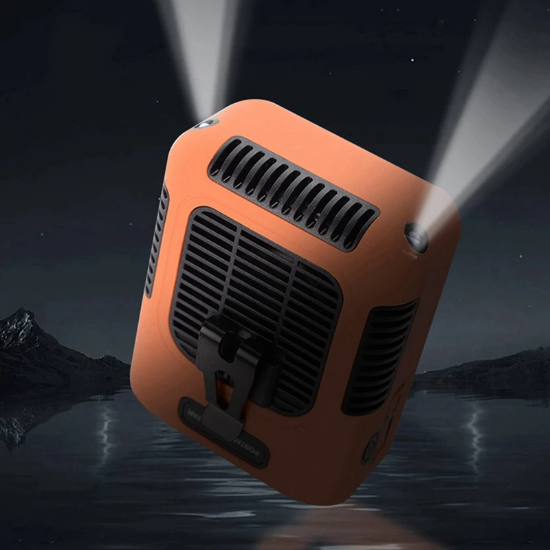 

Вентилятор с зажимом на талии Портативный шейный вентилятор со шнурком Носимый вентилятор с ремнем для тела 8000 мАч