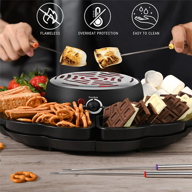 

ABUP-Tabletop Electric Marshmallow Roaster Marshmallow Set No Flame Tabletop Marshmallow Roaster US Plug