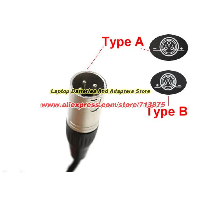 Genuine for SANS 42V 2A 84W SSLC084V42 AC Adapter for scooter Round with 3 Pins Power Adapter SSLCO84V42