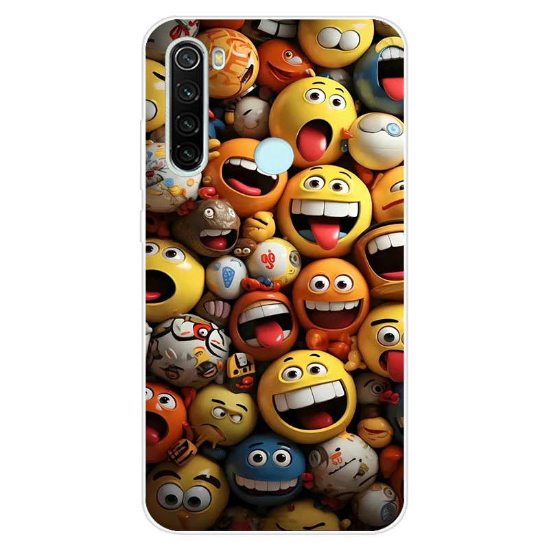 For Xiaomi Redmi Note 8 2021 / 8T Back Cover Silicone Phone Case For Redmi Note 8T Note8T 8 T Funda Note8 Pro Coque Bumper Shell