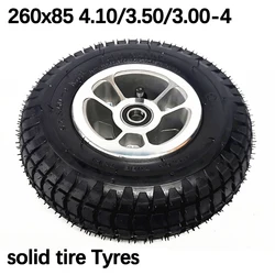 9/10 inch Aluminum Wheel Assembly for 4.10/3.50-4 Tyres on Motorcycles and Electric Bicycles