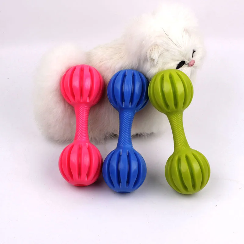 1PC Pet Toy for Small Dog Teeth Cleaning Chew Training Tos Non-toxic Rubber Resistance To Bite Dog Toy Pet Supplies Random Color