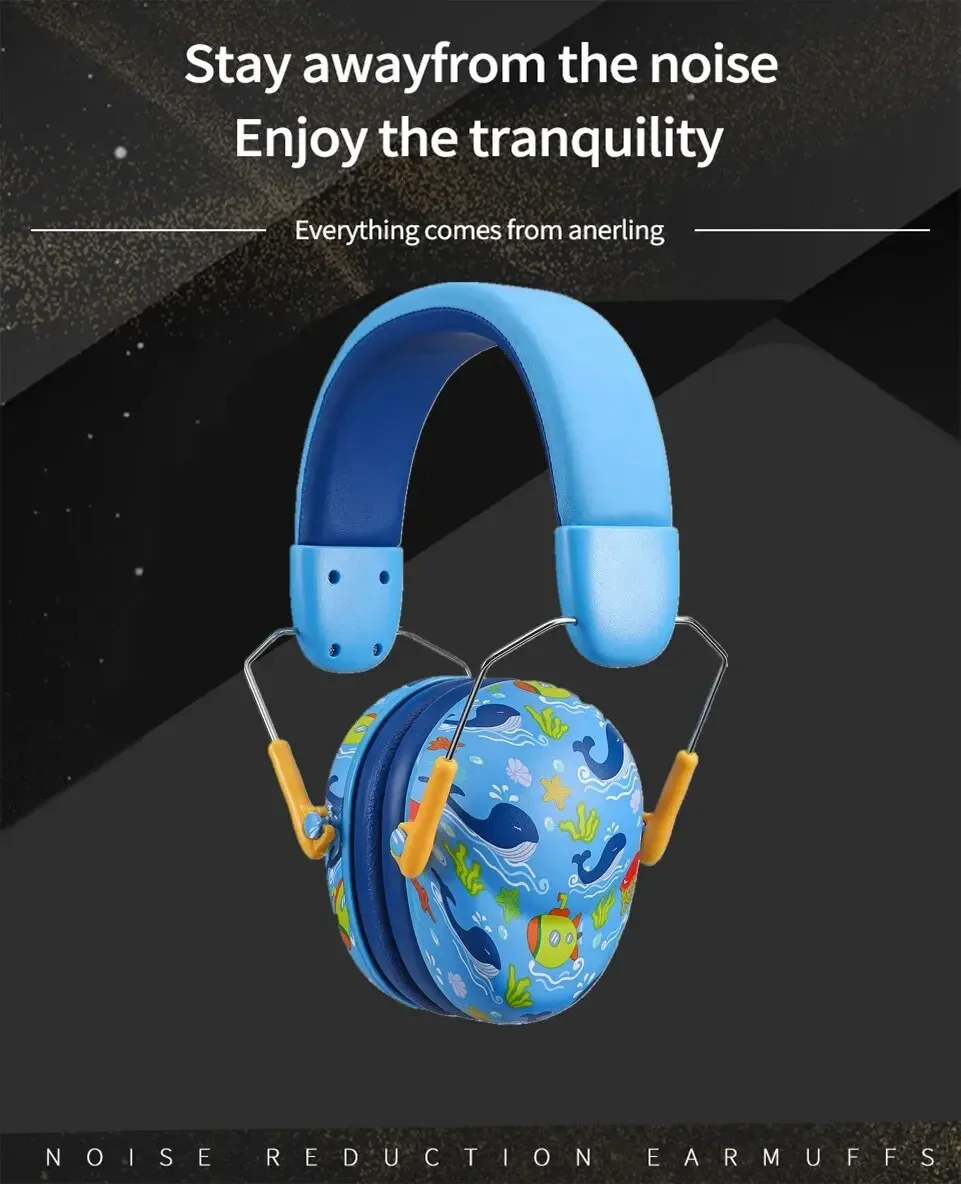 Kids Ear Protection Safety Ear Muffs Noise Reduction Ear Defenders Best Hearing Protectors for toddler girls boys NRR 25dB