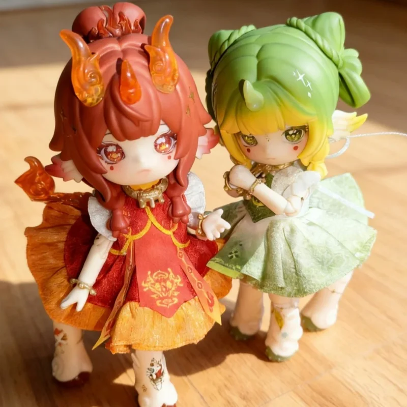 

Коллекционная серия Penny's Treasure Box: Иллюстрированная коллекция BJD с эвкалиптовым покрытием Wanling, подарочная коробка-сюрприз, подарок к Году Лошади, коллекционная кукла, подарок
