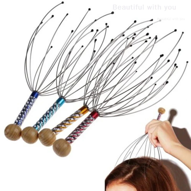 

FashionHead Neck Scalp Massager Massage Octopus Equipment Stress Release Tool