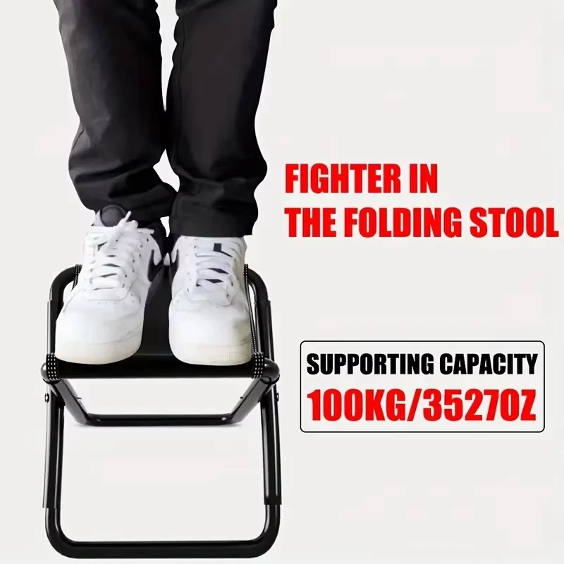 Camping Stool Folding Camping Chair with Carry Bag Lightweight Stool Seat for Camping Fishing Hiking Gardening Walking Beach image 5