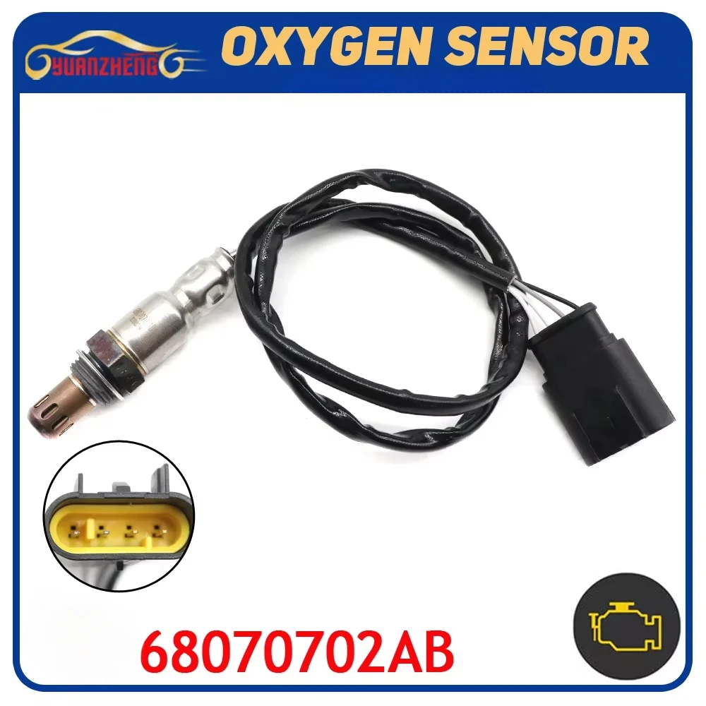 Car Downstream Air Fuel Ratio Lambda O2 Oxygen Sensor 68070702AB For Alfa Romeo Giulia Stelvio Fiat 500 L4 2.0L 1.4L 234-4483