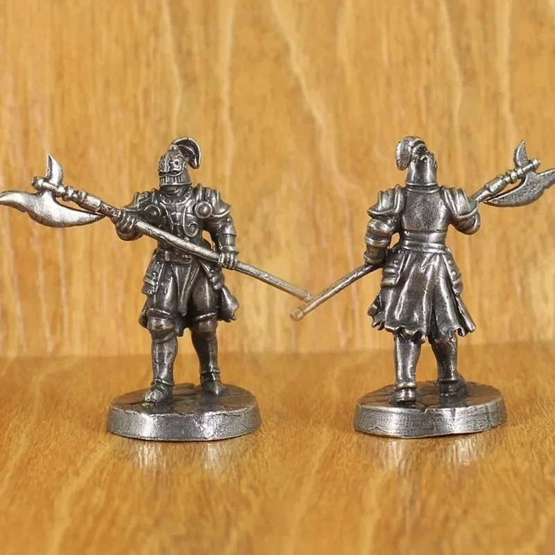 تمثال فارس نحاسي جديد لتزيين سطح المكتب لعام 2026، نموذج جندي لشيلق الحرب، مادة نحاسية، ديكور منزلي، هدية العيد #3