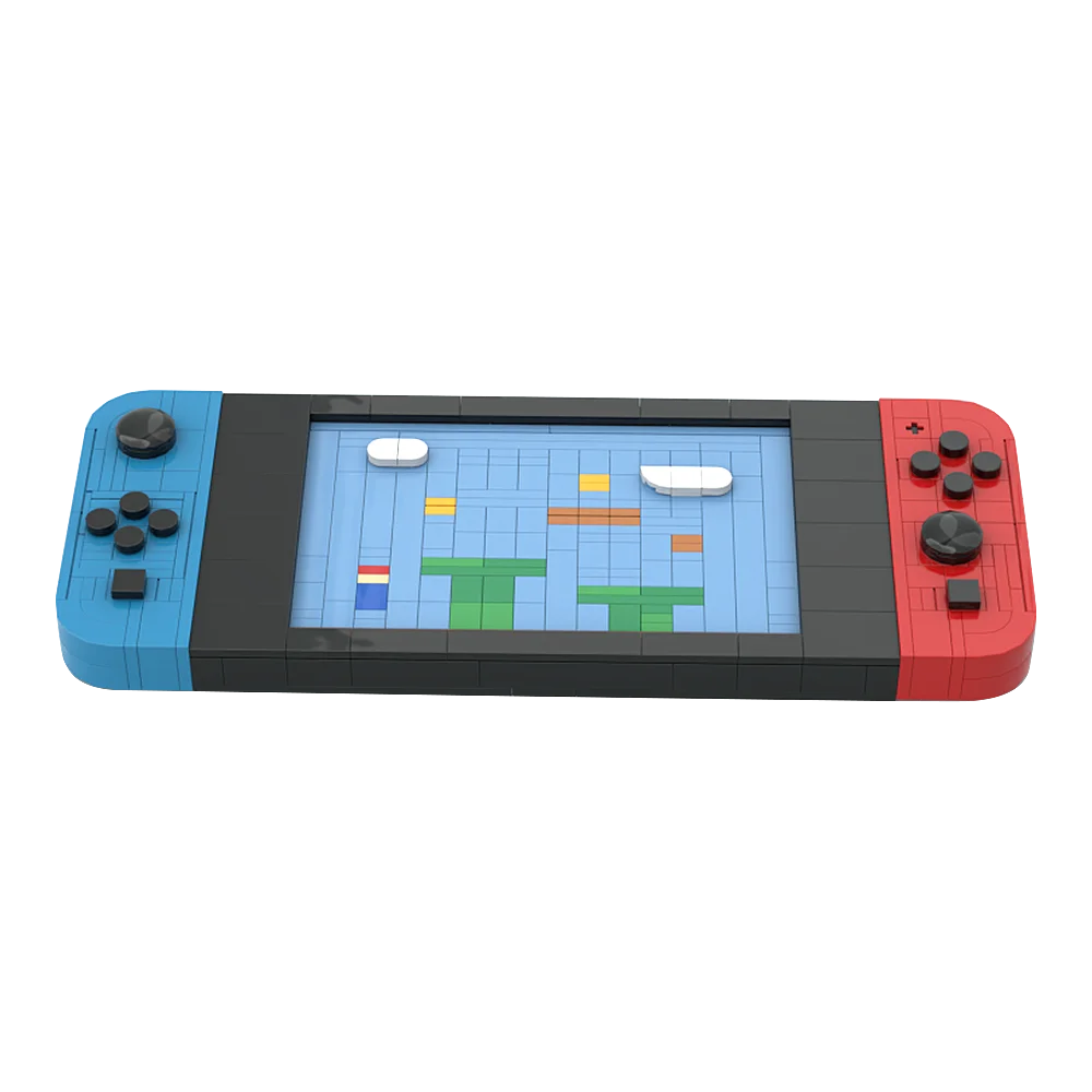 MOC Nintendoed Game Console Building Blocks Model Nintendoed Switchs Entertainment System Model Bricks Kid Toys Birthday Gifts