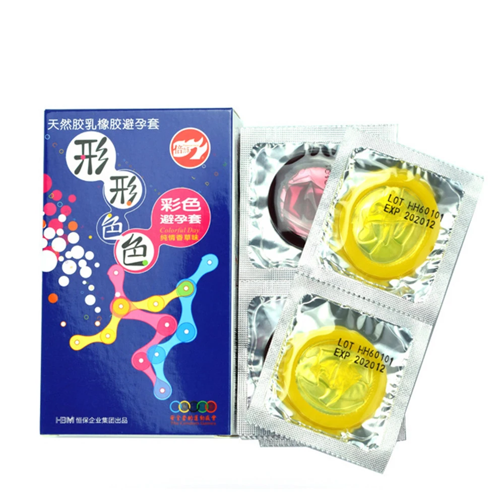 Vanilla Flavour Condom Adult Sex Toys 10PCS Smooth Colora Penis Sleeves Couple Sex Game Condoms Contraception Sex Supplies