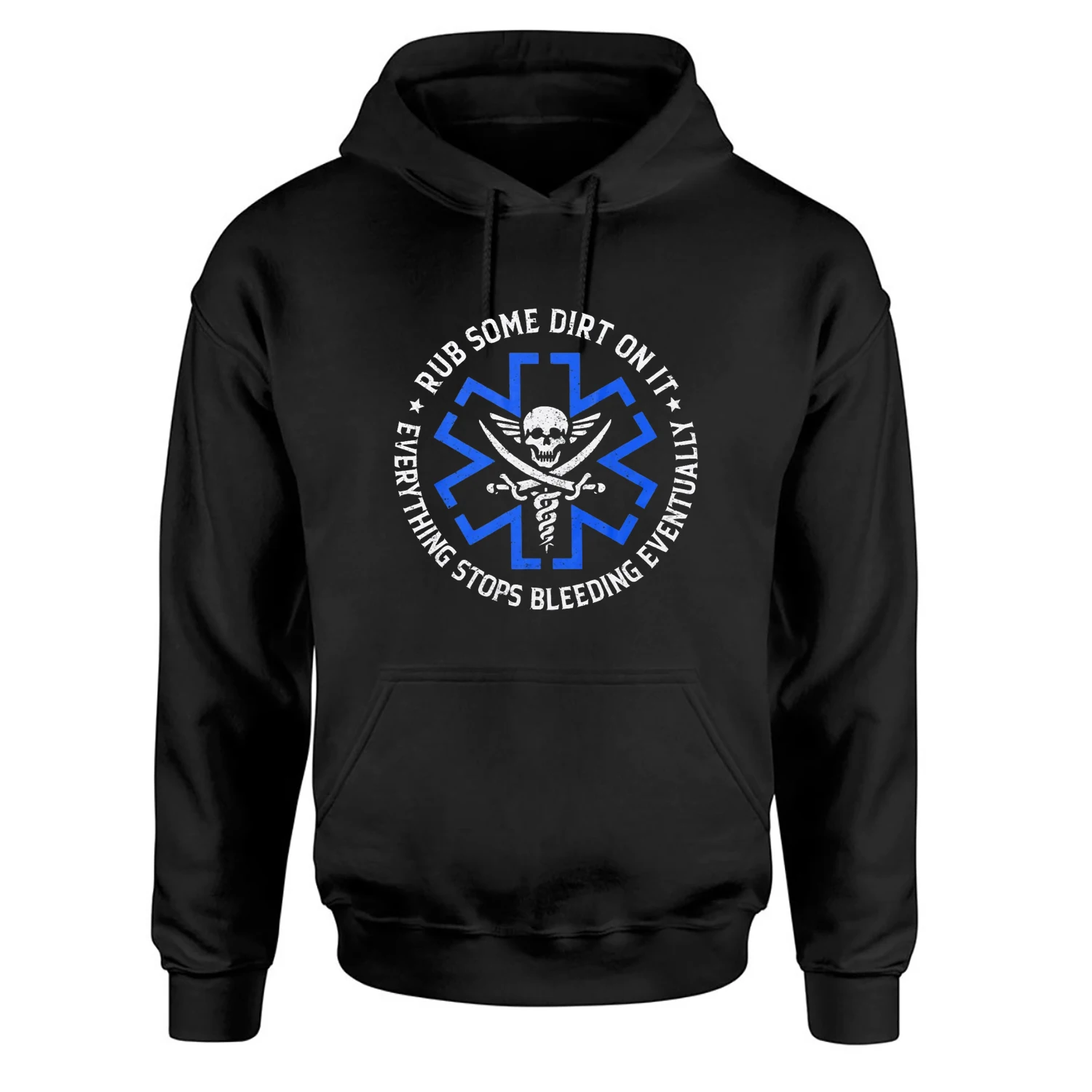 

Rub Some Dirt on It Retro EMS EMT Medic Paramedic Pullover Hoodie New 100% Cotton Comfortable Casual Mens Sweatshirts Streetwear