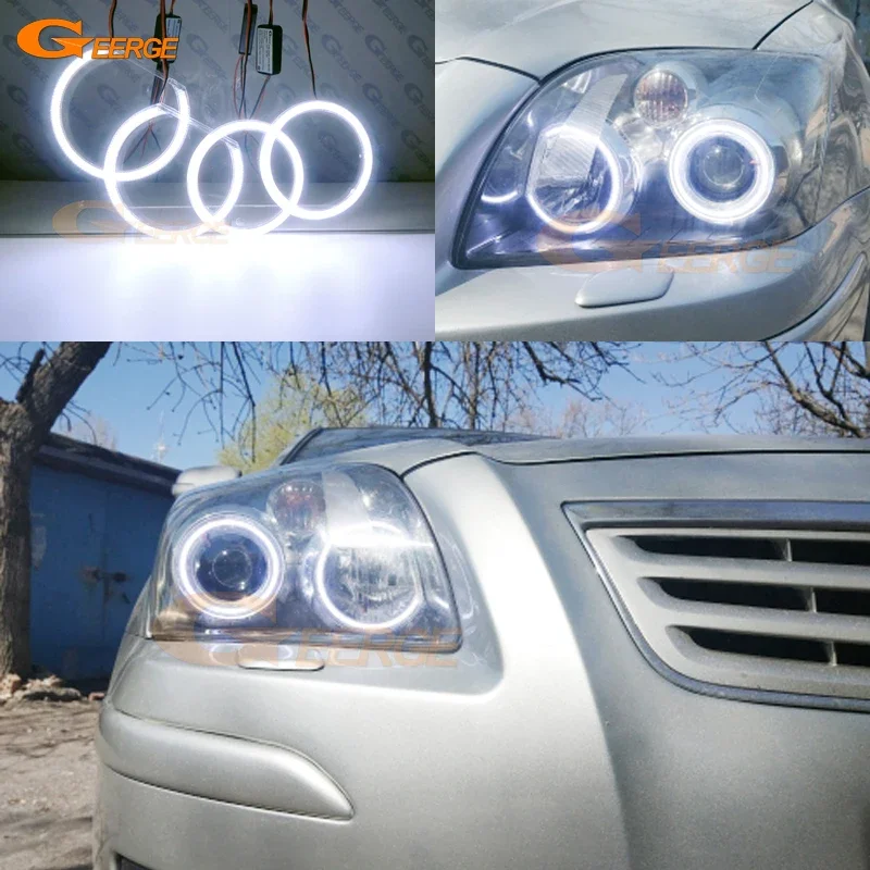

For Toyota Avensis T25 2003 2004 2005 2006 2007 2008 Day Light Ultra Bright COB Led Angel Eyes Kit Halo Rings
