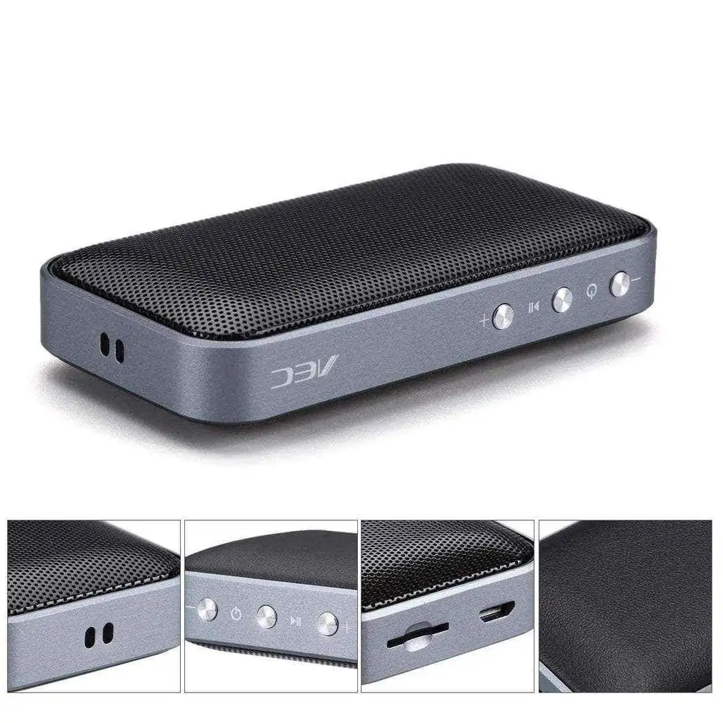 Minialtavoz portátil inalámbrico para exteriores, dispositivo de Audio ultrafino con Bluetooth, compatible con tarjeta TF, recargable por USB