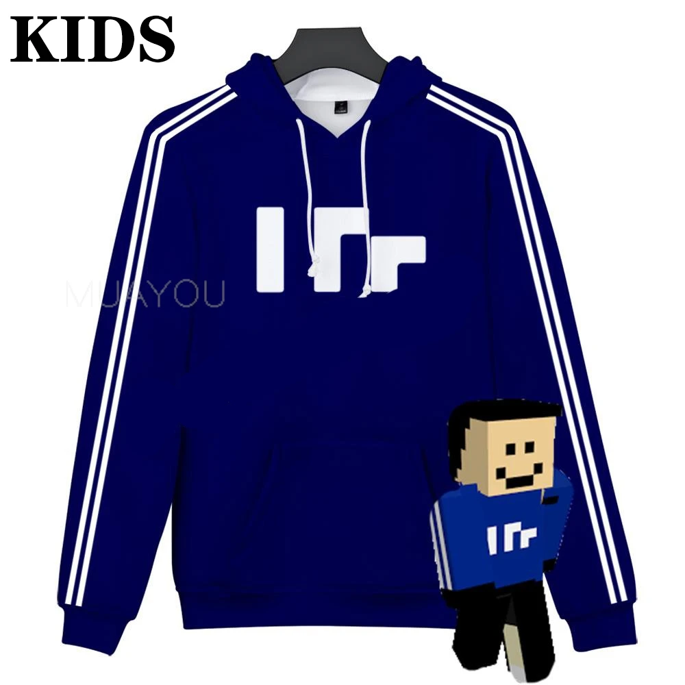 Quackity Косплэй Merch Dream-Smp 3D принт синяя модная толстовка с длинными рукавами детские толстовки для мужчин и женщин повседневная толстовка больших размеров