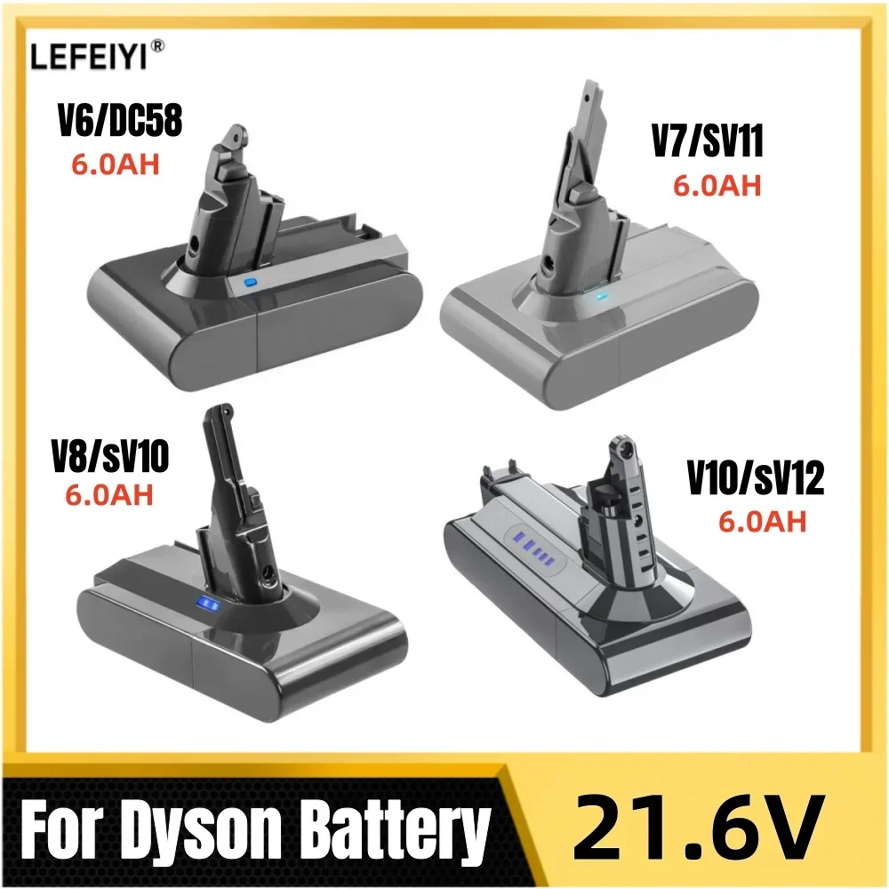Аккумулятор Bonacell 21,6 В для Dyson V6 V7 V8 V10 серии SV12 DC62 SV11 sv10, запасной аккумулятор для ручного пылесоса