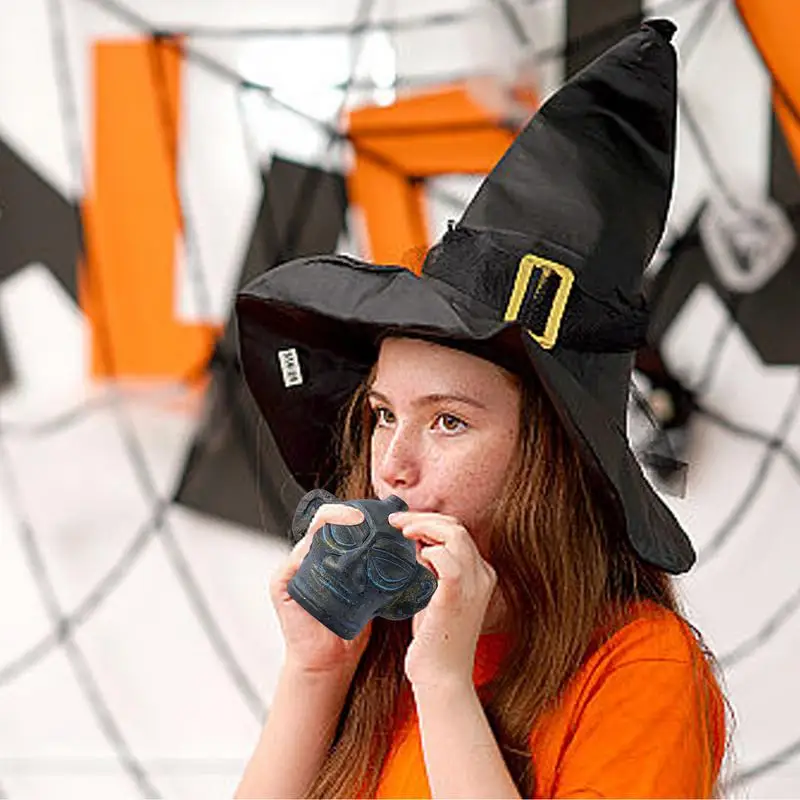 โบราณ Death นกหวีด Vintage Aztec Ghost นกหวีดตกแต่ง Retro Prank Props ที่ไม่ซ้ํากัน Tabletop Centerpiece ของเล่นอเนกประสงค์