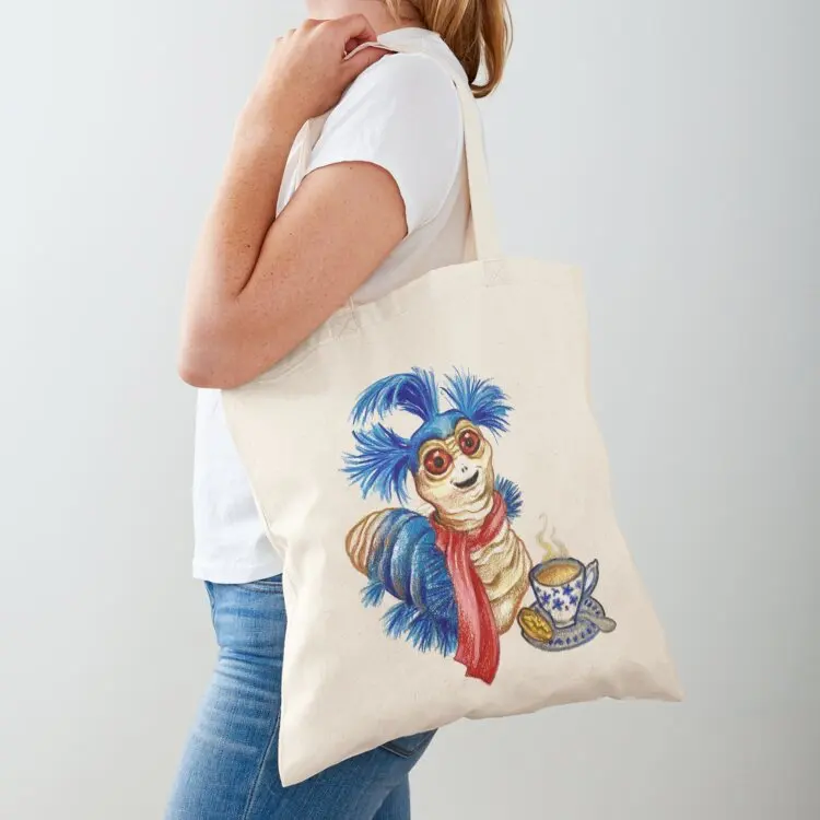 

Labyrinth Worm Tote Bag shopper bag women custom tote bag supermarket folding free delivery bags