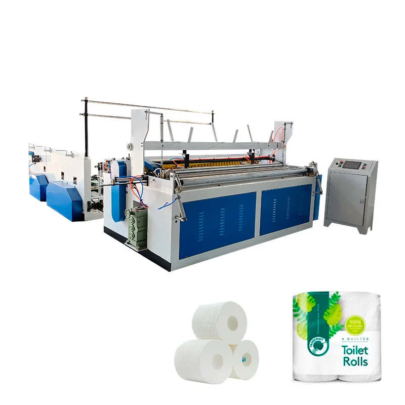 

Toilet Paper Semi Auto Rewinding Machine For Sale Semi Automatic Toilet Tissue Paper Roll Cutting Machine