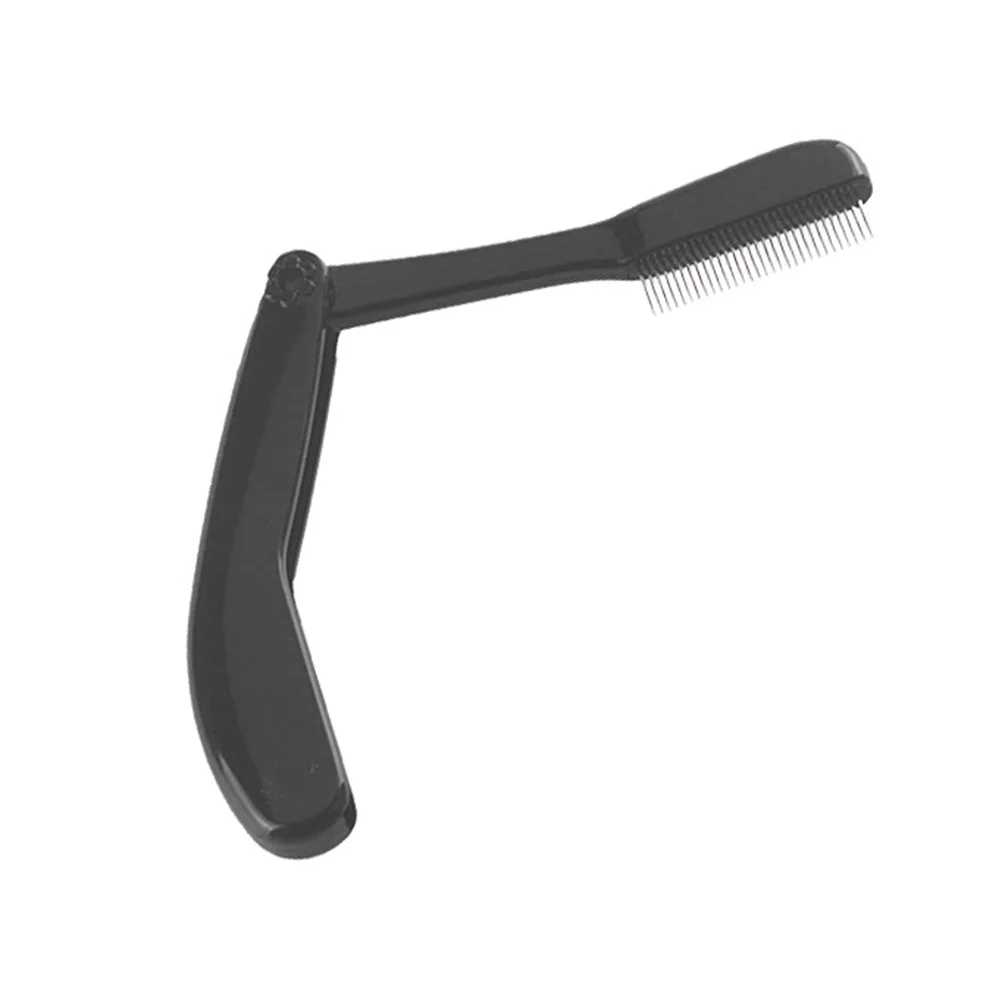 ชุดหวีจัดแต่งทรงคิ้ว 2 ชิ้น สแตนเลส ปลายแหลม พับได้ พกพาสะดวก อุปกรณ์แต่งทรงคิ้วสำหรับผู้หญิงและเด็กผู้หญิง แปรงแต่งคิ้ว แปรงแต่งหน้า